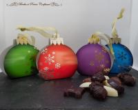 Ballotin boule garni de friture de noël