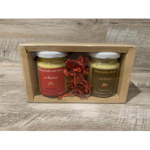 Coffret moutarde au safran et au curry