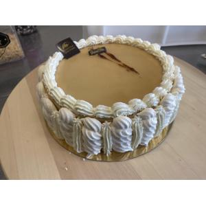 Vacherin 4/6 parts caramel beurre salé/vanill