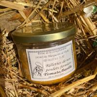 Rillettes de poulet tomates basilic