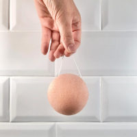 Eponge konjac à l'argile rouge peaux matures
