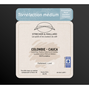 Café moulu - colombie-cauca - torréf. medium