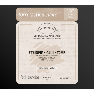 Café moulu - ethiopie-guji - torréf. claire