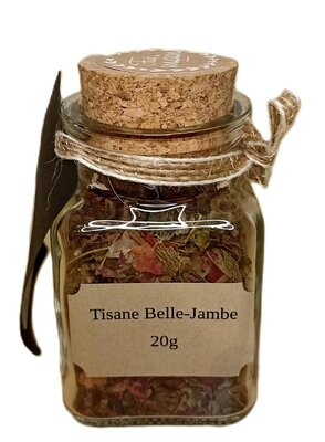 Tisane belle jambe - pot en verre