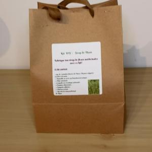 Kit de fabrication pour sirop de thym
