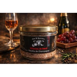 Rillette de bœuf au ratafia de champagne