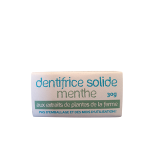 Dentifrice solide menthe