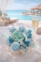 Bouquet de fondants parfumés - écume bleue