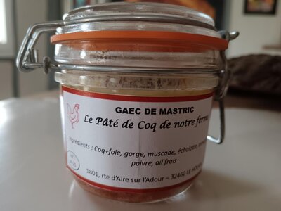 Paté de coq traditionnel