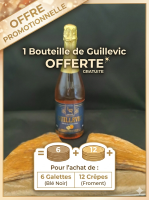 Offre promotionnelle 6 galettes + 12 crêpes