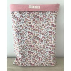 Pochette à livre 'fleurs'