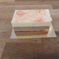 Entremet vanille fraise-familial