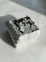 Le mini-pavé cendré de chèvre affiné, sec