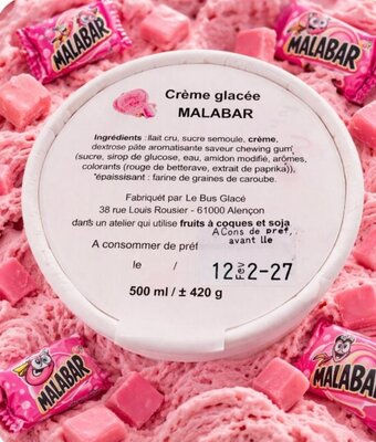 Créme glacée malabar