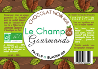 Sorbet chocolat noir