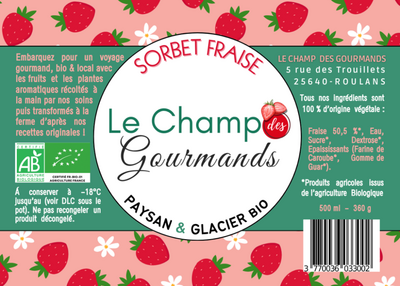 Sorbet fraise