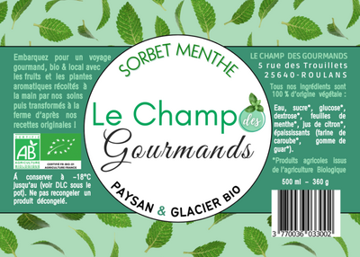Sorbet menthe