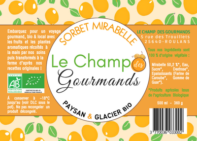 Sorbet mirabelle