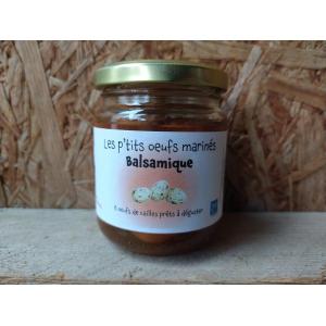 Oeufs de caille marinés balsamique