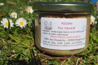 Terrine de rillette de canard nature