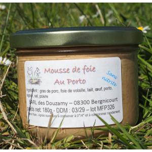 Terrine de mousse de foie au porto