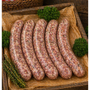 Chipolatas d'agneau aux herbes