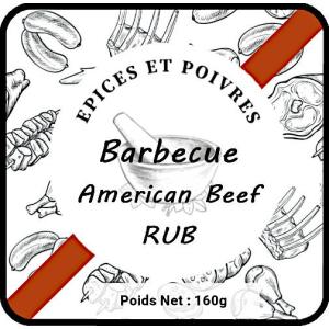 Barbecue american beef rub