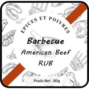Barbecue american beef rub