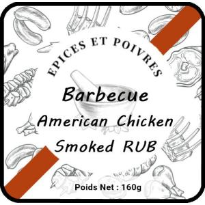 Barbecue american chicken smoked rub