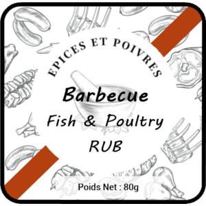 Barbecue fish & poultry rub