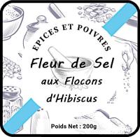 Fleur de sel aux flocons d'hibiscus