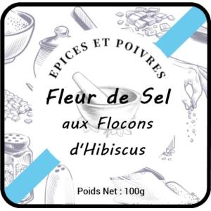 Fleur de sel aux flocons d'hibiscus