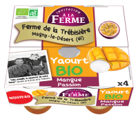 Yaourt br. mangue passion ferm. et bio 4x125g