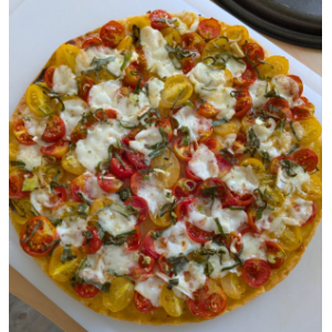 Quiche aux légumes du jardin