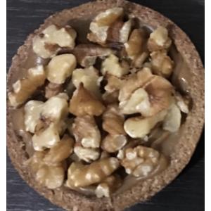 Tartelette blé noir caramel noix bio